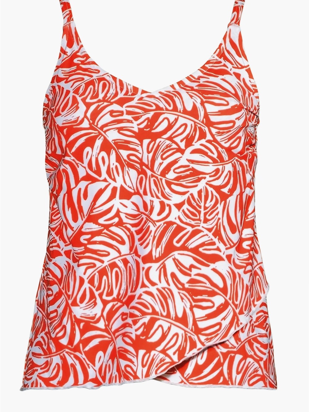 Land's End Tulip Hem Tankini Top Sz  XL (18)